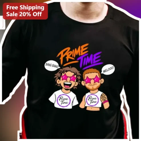 Bad Bunny Prime Time Bang Bang Melooo Long Sleeve Shirt