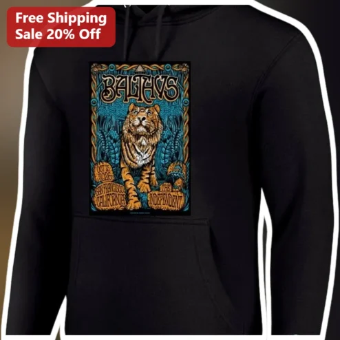 BALTHVS The Independent Psychedelic Funk Band Merch Hoodie available at our Chicago, Illinois warehouse