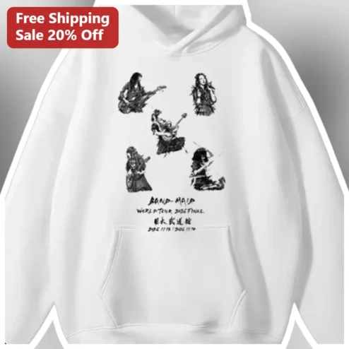 BAND-MAID WORLD TOUR 2026 FINAL Hoodie Japanese Rock Band Merch
