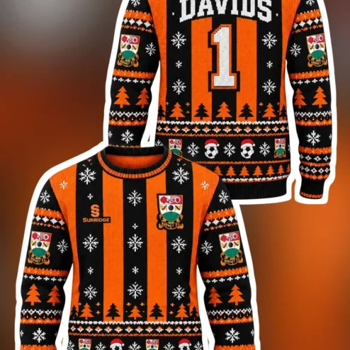 Barnet FC Surridge Ugly Christmas Sweater Personalized Football Fan Holiday Gift