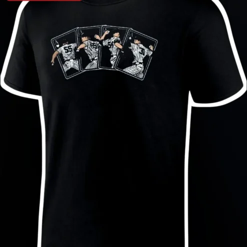 Baseball Pitcher Playing Cards Tee Vintage Sports Graphic Shirt for Men