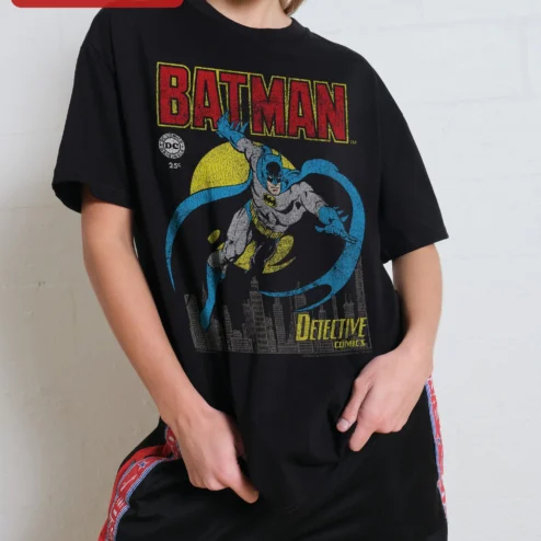 Batman Detective Comics Tee Retro Vintage Comic Art Graphic Shirt for DC Fans