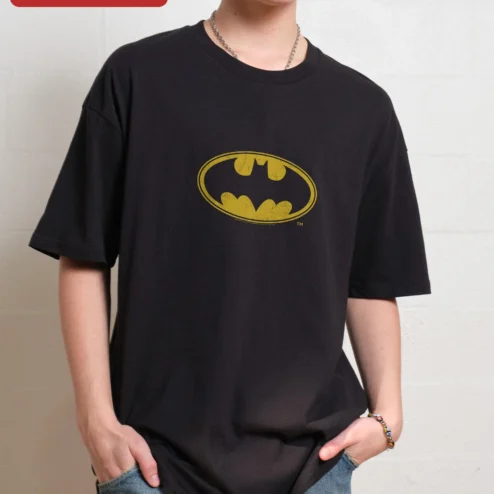 Batman Vintage Classic Logo Graphic Tee for Men and Women