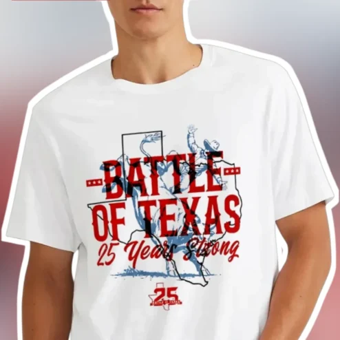 Battle of Texas 25 Years Strong NPC Bodybuilding Event Commemorative Tee