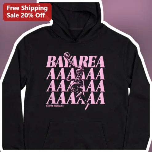 Bay Area Hoodie Gabby Williams WNBA Slam Dunk Graphic Pullover