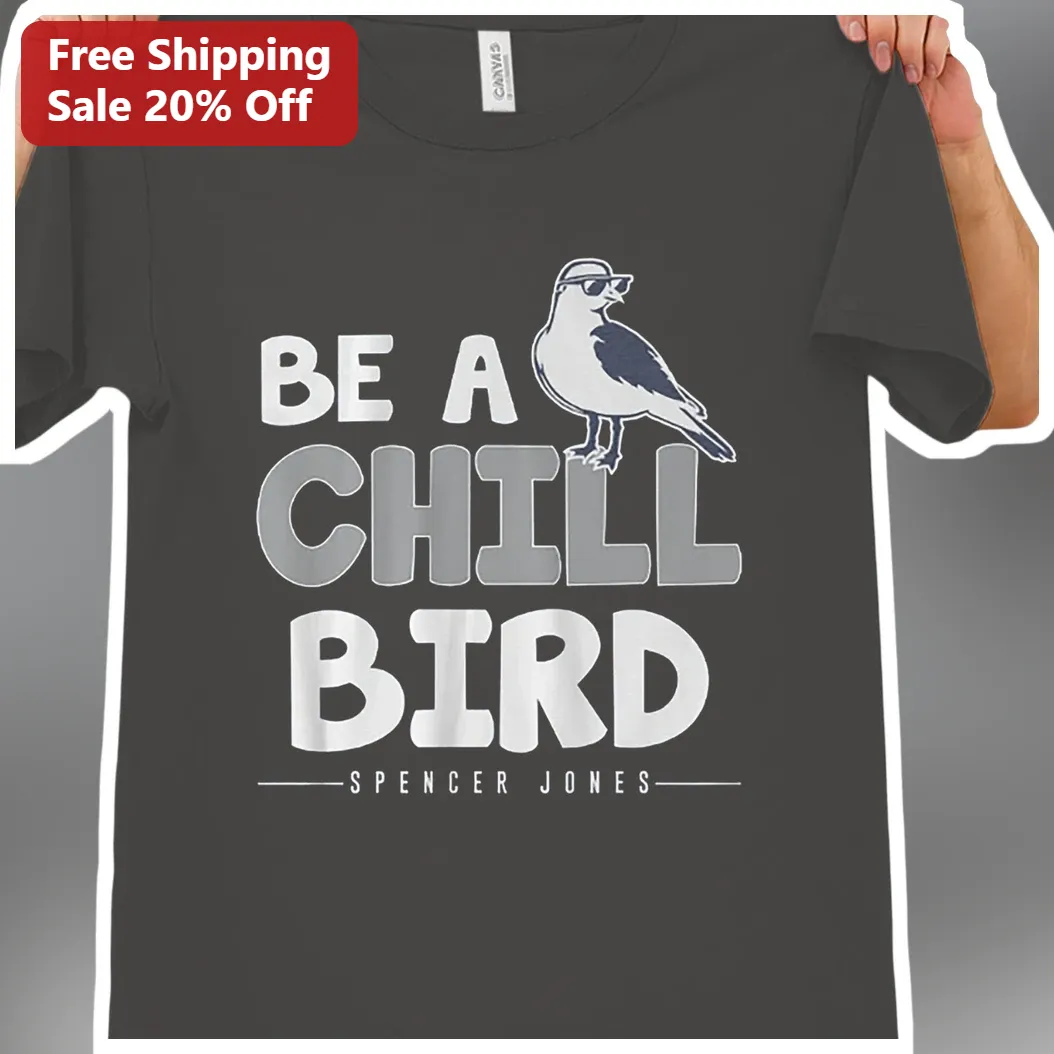 Be A Chill Bird Funny Meme Graphic Tee for Bird Lovers and Chill Vibes