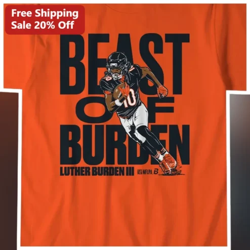 Beast of Burden Luther Burden III Football Fan Tee