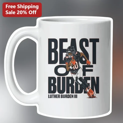 Beast of Burden Mug Luther Burden III Mizzou Football Fan Gift White Ceramic Coffee Cup