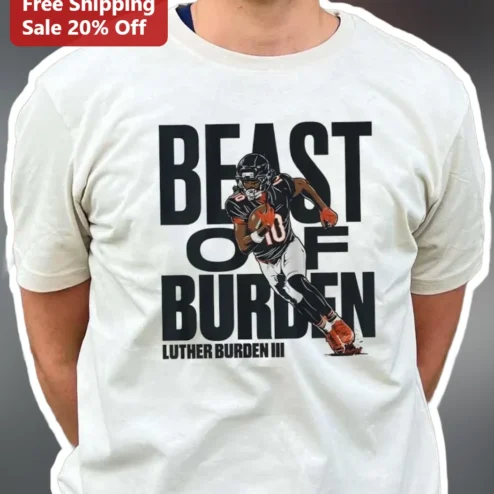 Beast of Burden Tee Saquon Barkley Football Player Graphic T-Shirt for NFL Fans