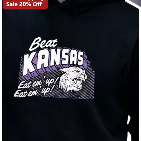 Beat Kansas Eat Em Up Vintage Rivalry Hoodie College Football Fan Gear Gift