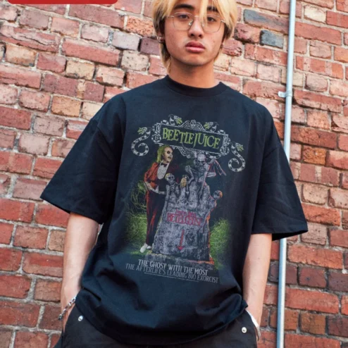Beetlejuice The Ghost With The Most Bio Exorcist Tee
