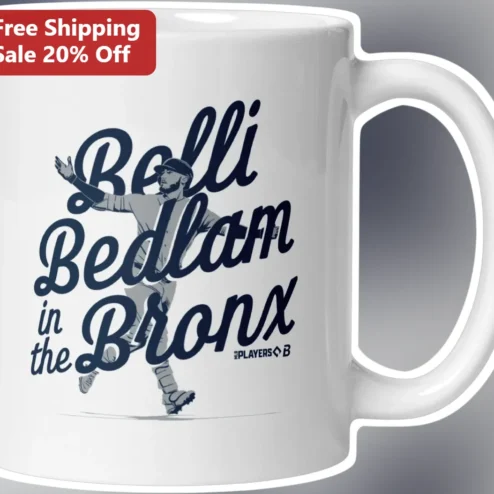 Belli Bedlam in the Bronx Mug New York Yankees Fan Gift Baseball Coffee Cup