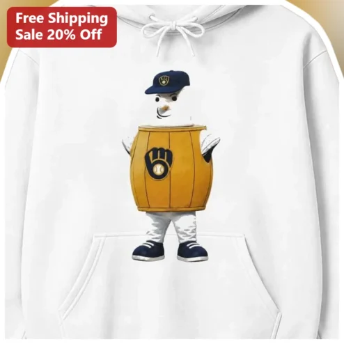 Bernie Brewer Milwaukee Brewers Mascot Hoodie Pullover