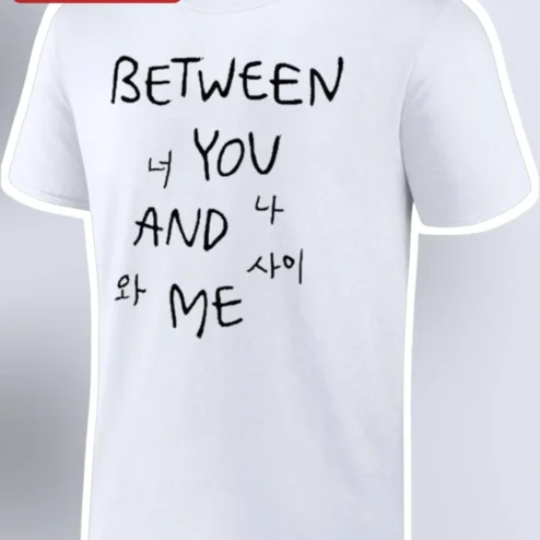 Between You and Me Tee Australian Pop Punk Band Merch Graphic T-Shirt
