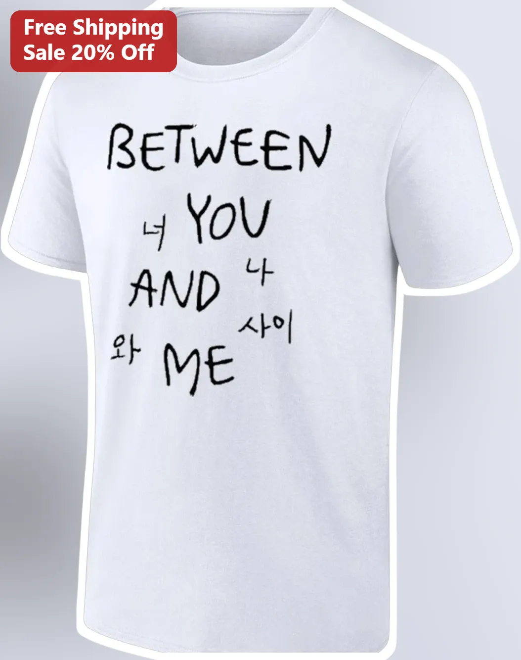 Between You and Me Tee Australian Pop Punk Band Merch Graphic T-Shirt