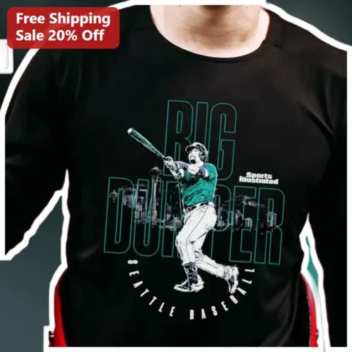 Big Dumper Cal Raleigh Seattle Baseball Tee