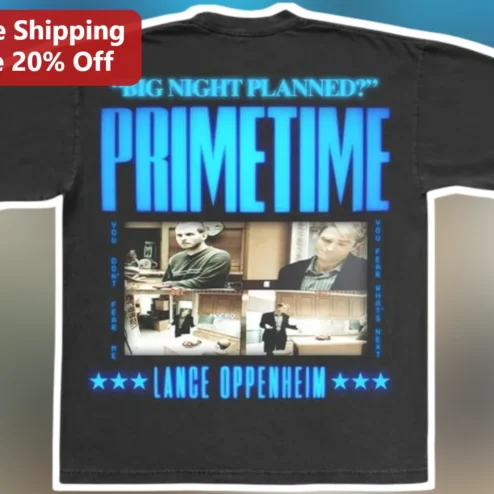 Big Night Planned Primetime Tee Lance Oppenheim Movie Graphic Shirt