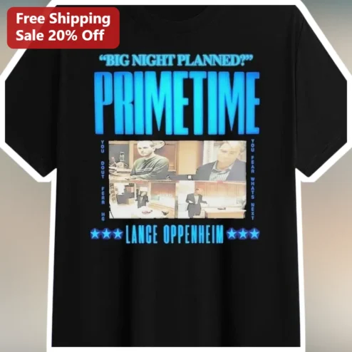 Big Night Planned Primetime Tee Robert Pattinson Chris Hansen Movie Quote Graphic Shirt