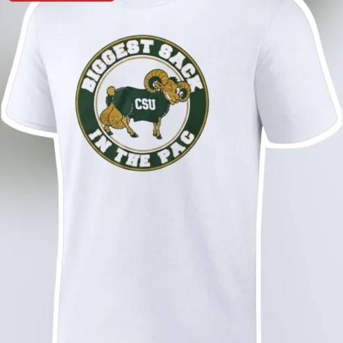 Biggest Sack In The Pac Tee CSU Rams Football Fan Graphic Shirt