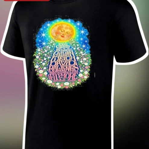 Bill Graham Presents San Francisco The Fillmore Concert Tee Gildan Welch David Rawlings Vintage Psychedelic Music Shirt