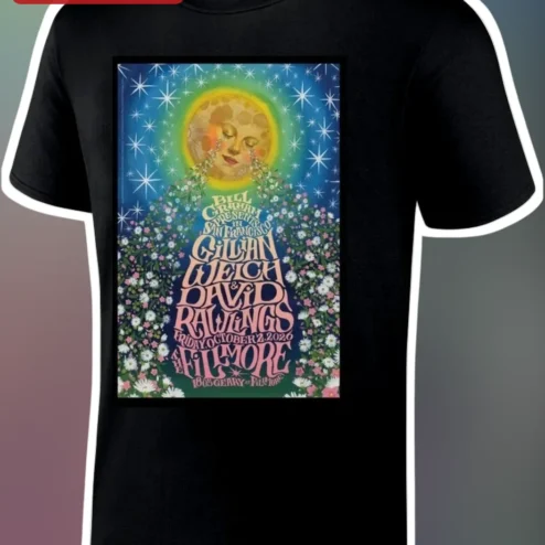 Bill Graham Presents The Fillmore San Francisco Psychedelic Concert Poster Tee