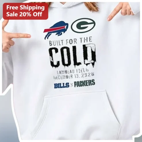 Bills vs Packers Hoodie Built for the Cold Lambeau Field December 13 2026 NFL Game Day Sweatshirt