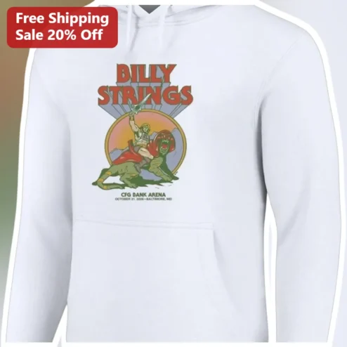 Billy Strings He-Man Hoodie Retro Cartoon Music Merch Pullover