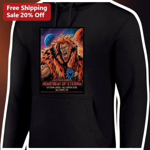 Billy Strings Heartbeat of Eternia Halloween 2026 Baltimore CFG Bank Arena Hoodie