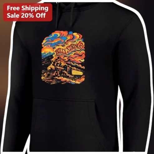 Billy Strings Hoodie Psychedelic Train Jam Band Merch Bluegrass Music Fan Gear