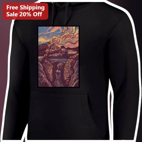 Billy Strings Psychedelic Train Hoodie Bluegrass Jam Band Merch Gift for Men