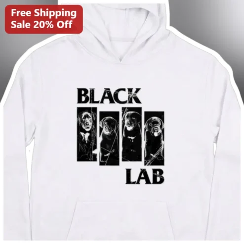 Black Lab Hoodie Labrador Retriever Dog Lover Gift Unisex Pullover Sweatshirt
