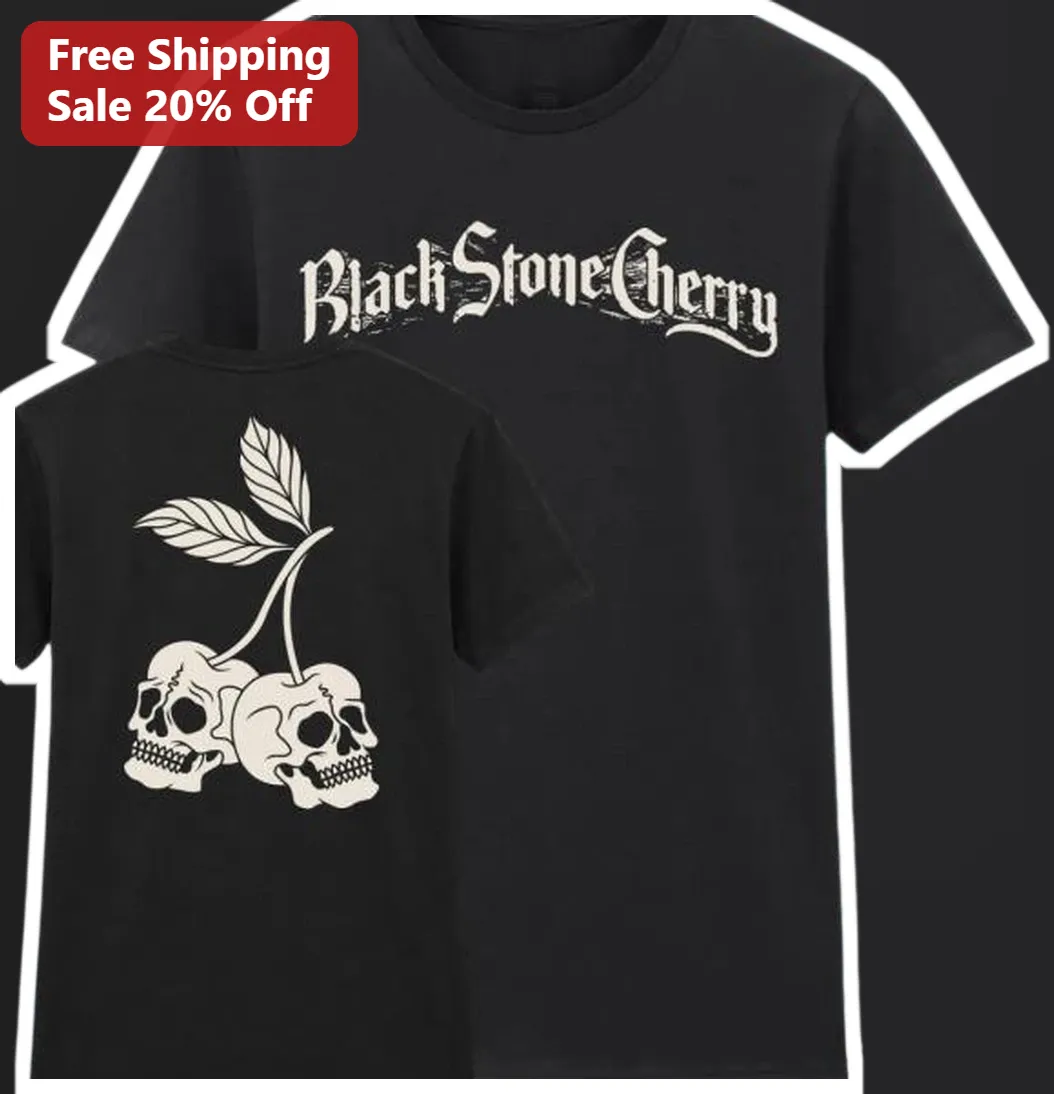 Black Stone Cherry Tee Gothic Band Merch Rock Music Shirt for Men Women