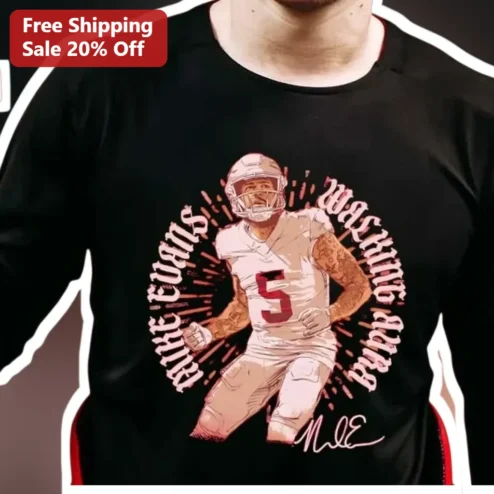 Blake Evans Washington Band Tee College Football Fan Shirt Vintage Sports Graphic Apparel