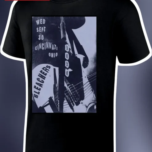 Bleachers WED SEPT 30 Cincinnati Ohio Vintage Concert Graphic Tee