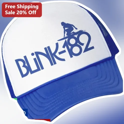 Trucker Hat Surfer Graphic Pop Punk Band Merch Cap