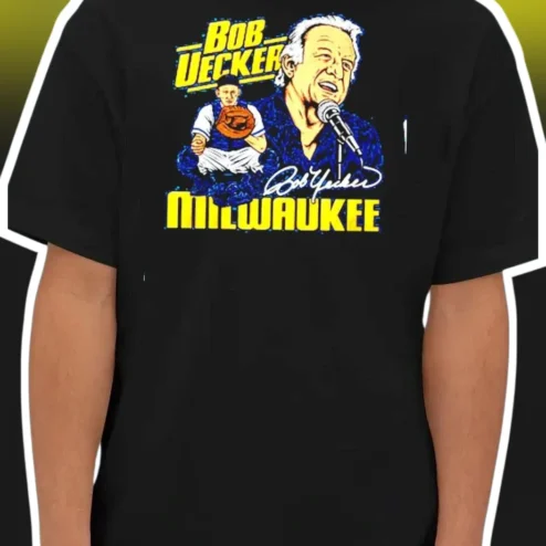Bob Uecker Milwaukee Tee Vintage Baseball Legend Tribute Shirt for Fans