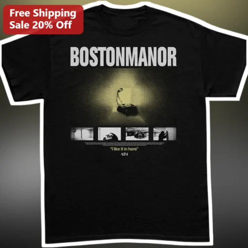 Boston Manor I Like It In Here Graphic Tee Pop Punk Band Merch