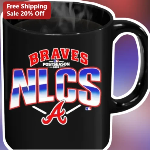 Braves Postseason NLCS Mug Atlanta Baseball Fan Gift Ceramic Coffee Cup