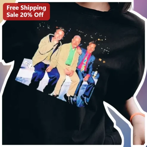 Breaking Bad Walter White Jesse Pinkman Hank Schrader Graphic Tee for Men Women TV Show Merch Gift