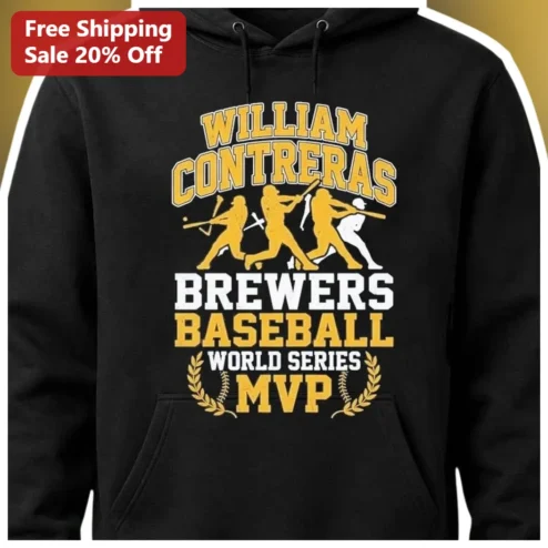 Brewers Baseball World Series MVP Hoodie Milwaukee Brewers Fan Apparel