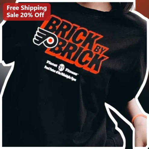 Brick By Brick Planet Fitness Philadelphia Flyers Tee