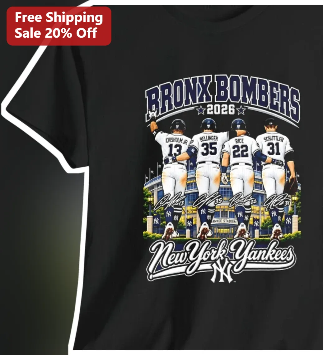 Bronx Bombers New York Yankees Retro Baseball Tee