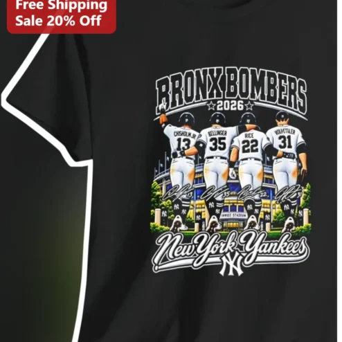 Bronx Bombers New York Yankees Tee Vintage Baseball Fan Gift