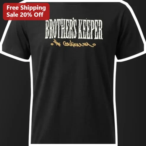 Brother's Keeper Vintage Distressed Christian Men's Tee Faith Brotherhood Gift