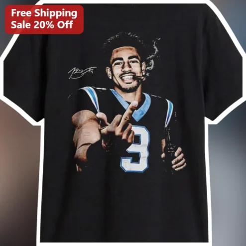 Bryce Young Funny Cigar Beer Graphic Tee for Men NFL Football Fan Gift