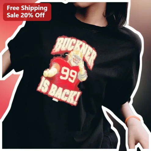 Buckner Is Back! Vintage Football Player Graphic Tee for Men Women Tennessee Tailgate Gift