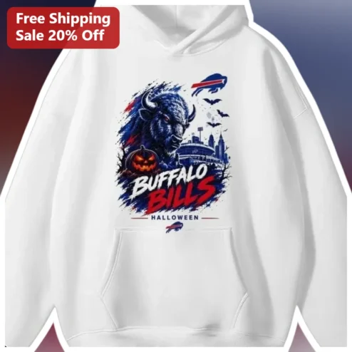 Buffalo Bills Halloween Hoodie Spooky NFL Fan Gift Apparel