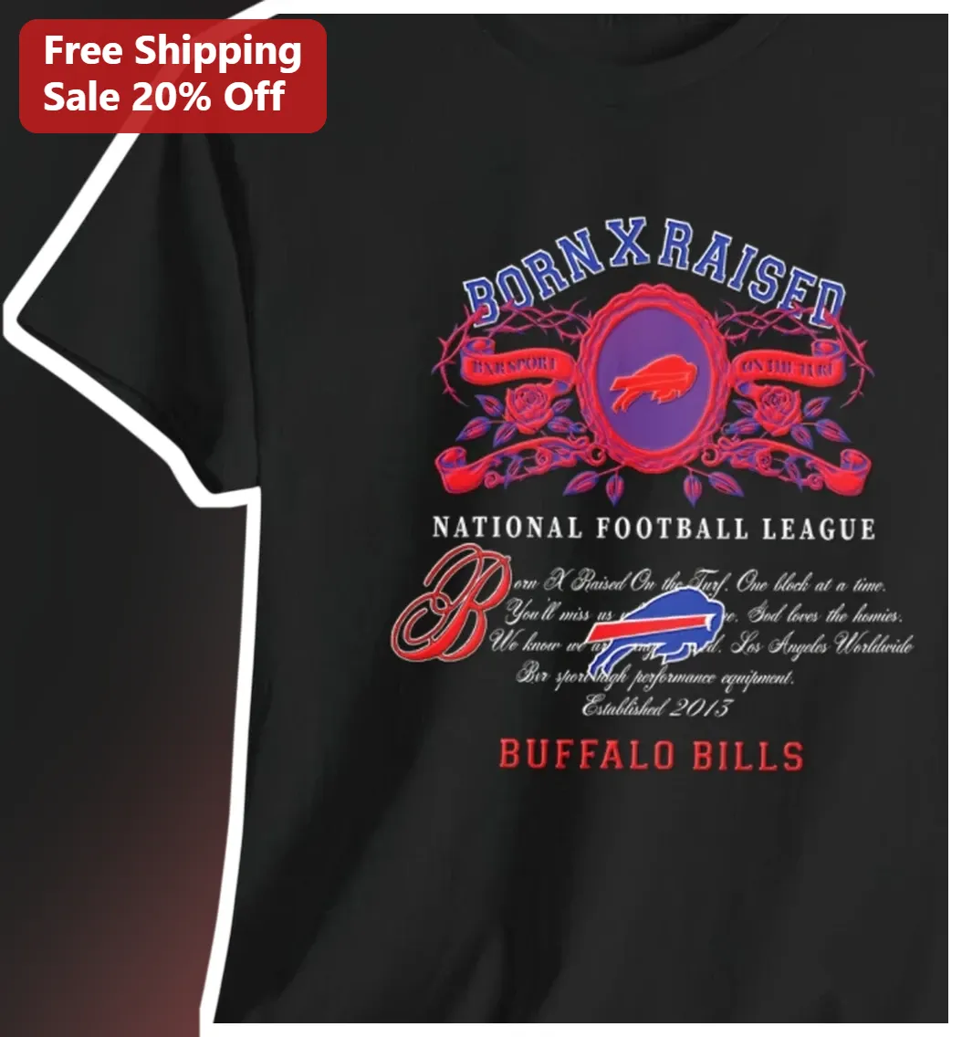 Buffalo Bills NFL Fan Gear Vintage Streetwear Graphic Tee for Men Women Game Day Apparel