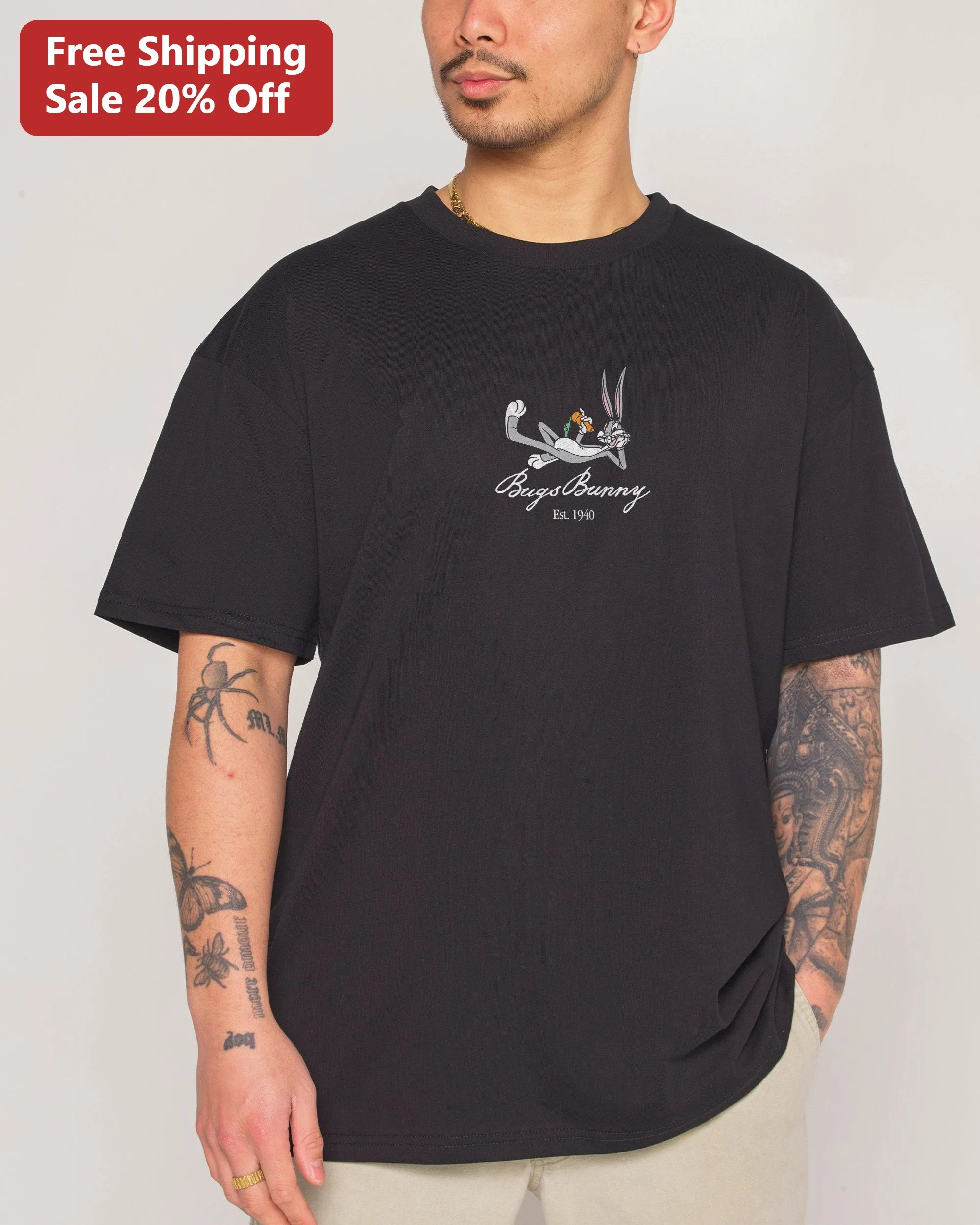 Bugs Bunny Est. 1940 Tee A Wild Hare Vintage Cartoon Graphic Shirt