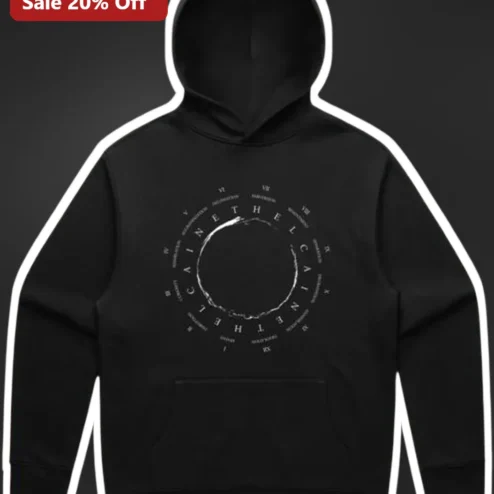 Caine Hoodie The Amazing Digital Circus Horror Movie Fan Gift Black Pullover Sweatshirt